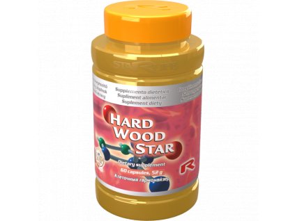 HARD WOOD STAR, 60 tab. - Pre podporu mužov