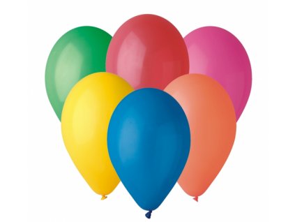 Latexové balóny Pastelové 10" / 26cm - mix farieb 100ksl