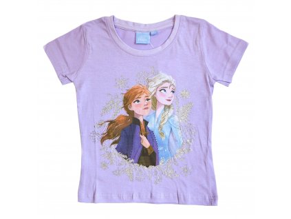 Dievčenské tričko "Frozen" - fialová