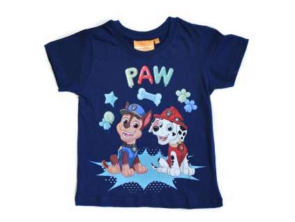 Chlapčenské tričko "Paw Patrol" - tmavo modrá
