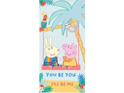 Detská osuška Peppa Pig You Be You - 70 x 140 cm