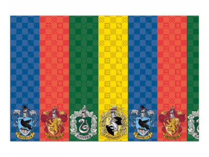 Papierový obrus Harry Potter Hogwarts Houses - 120 x 180 cm