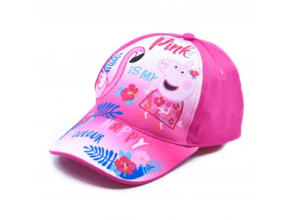 Dievčenská šiltovka "Peppa Pig" - ružová