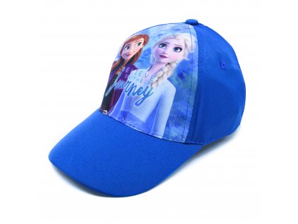 Detská šiltovka "Frozen - Anna a Elsa" - tmavo modrá