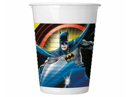 Plastové poháre Batman - 8 ks / 200 ml