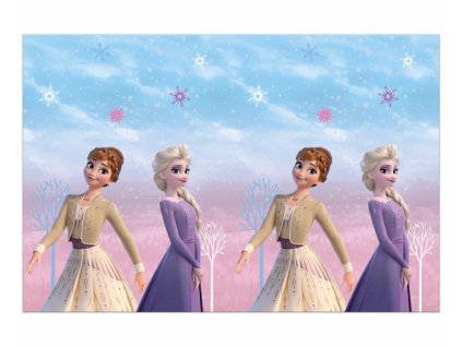 Gumený obrus Frozen Anna a Elsa - 120 x 180 cm