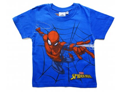 Chlapčenské tričko "Spider-man" - modrá