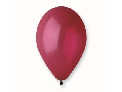 Latexový balón Pastelový 10" / 25 cm - bordová