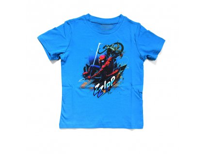 Chlapčenské tričko "Spider-man" - svetlo modrá