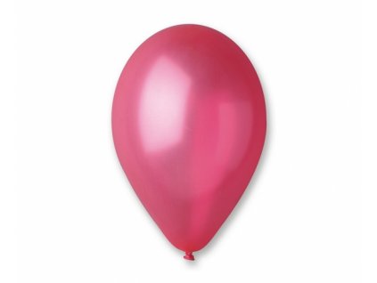 Latexový balón Metalizovaný 12" / 30 cm - červená