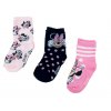 Dievčenské vysoké ponožky Smile Minnie Mouse - 3 ks