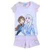 Dievčenský komplet tričko a kraťasy "Frozen" - fialová