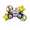 Balónová kytica Policajné auto