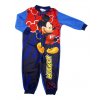 Chlapčenské zateplené pyžamo overal "Mickey Mouse" - svetlo modré
