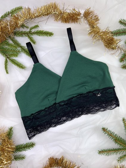 Podprsenka Cross zelená