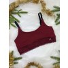 Podprsenka Basic vínová