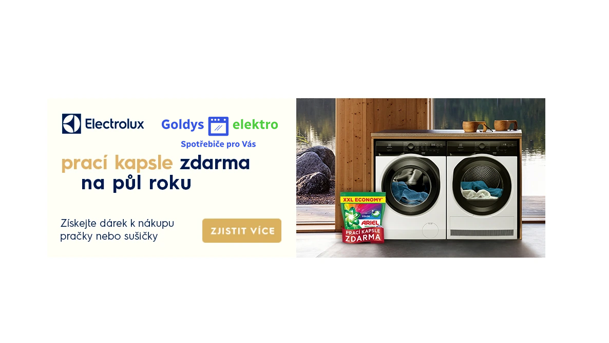 Electrolux +100 kapslí ZDARMA
