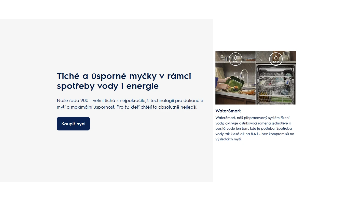 Extra tiché myčky Electrolux