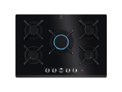 Electrolux Varná deska plynová 800 Flamelight Hob2Hood® KGG753753K - model KGG753753K