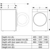 Gorenje Volně stojící pračka, 8 kg Řada G800 - W2NS84SA/CZ