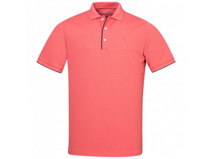 Oscar Jacobson Ivo Pin Poloshirt red 65519058 657 front normal