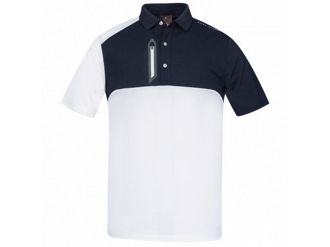 Oscar Jacobson Dapper Course Poloshirt blue 65539058 210 front