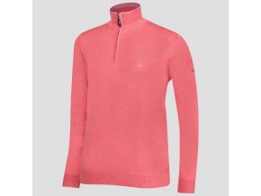 Oscar Jacobson Waldorf Pin Half zip red 68213448 657 front normal