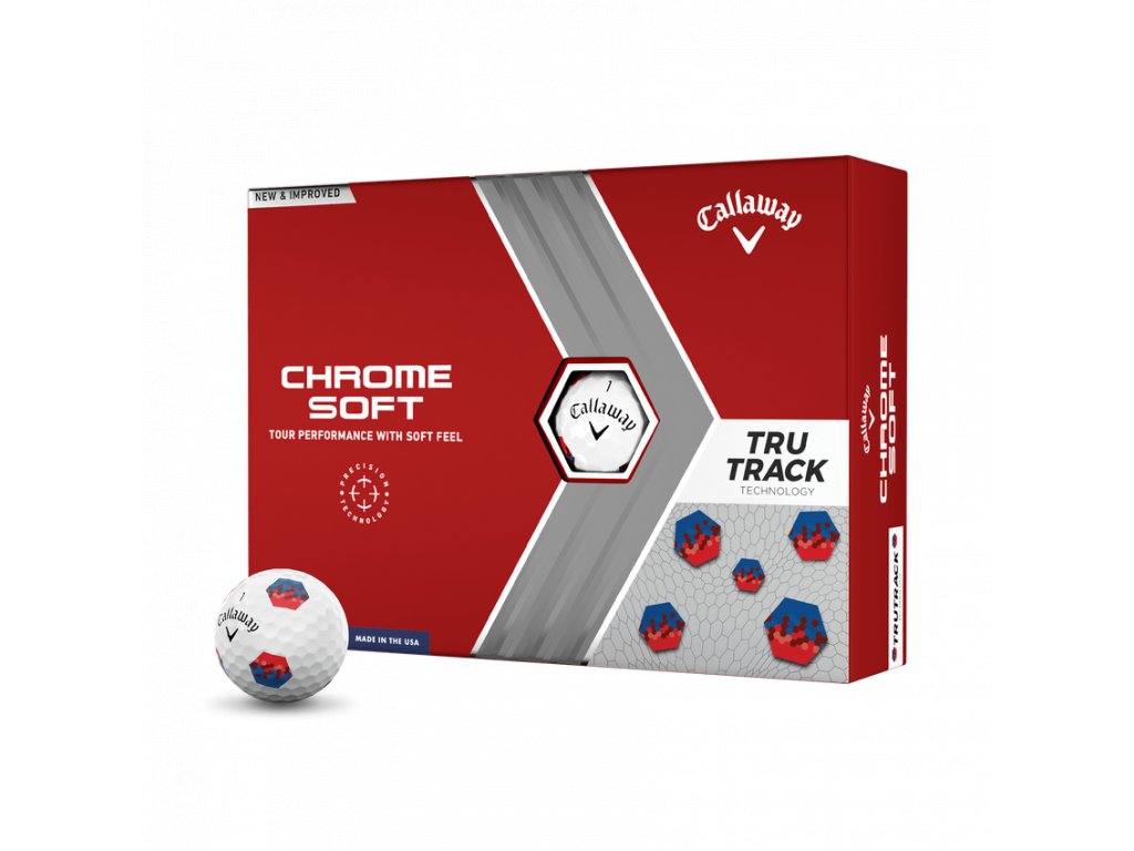 CALLAWAY Chrome Soft TruTrack golfové míčky (12 ks)