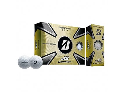 Bridgestone e12 Contact - golfové míčky bílé