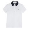 J.Lindeberg Cassie Polo Jerseytop dámské tričko White XL