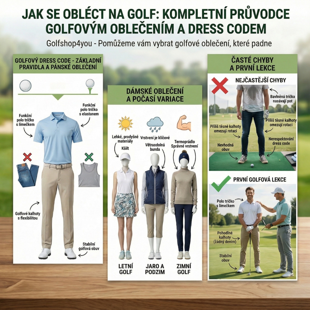 Golfový dress code – základní pravidla