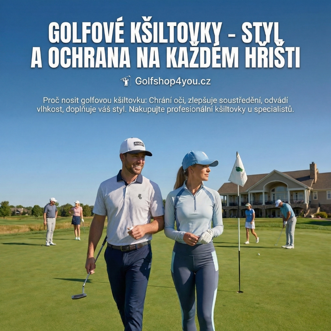 Golfové kšiltovky – styl a ochrana na každém hřišti