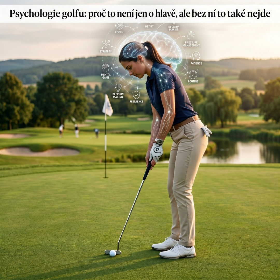 Psychologie golfu: proč nejde jen o hlavu, ale ani bez ní to nejde