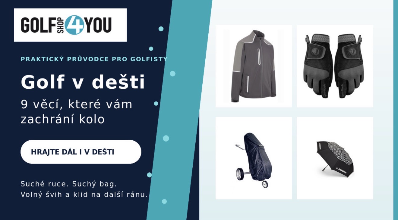 Golf v dešti: 9 věcí, které vám zachrání kolo