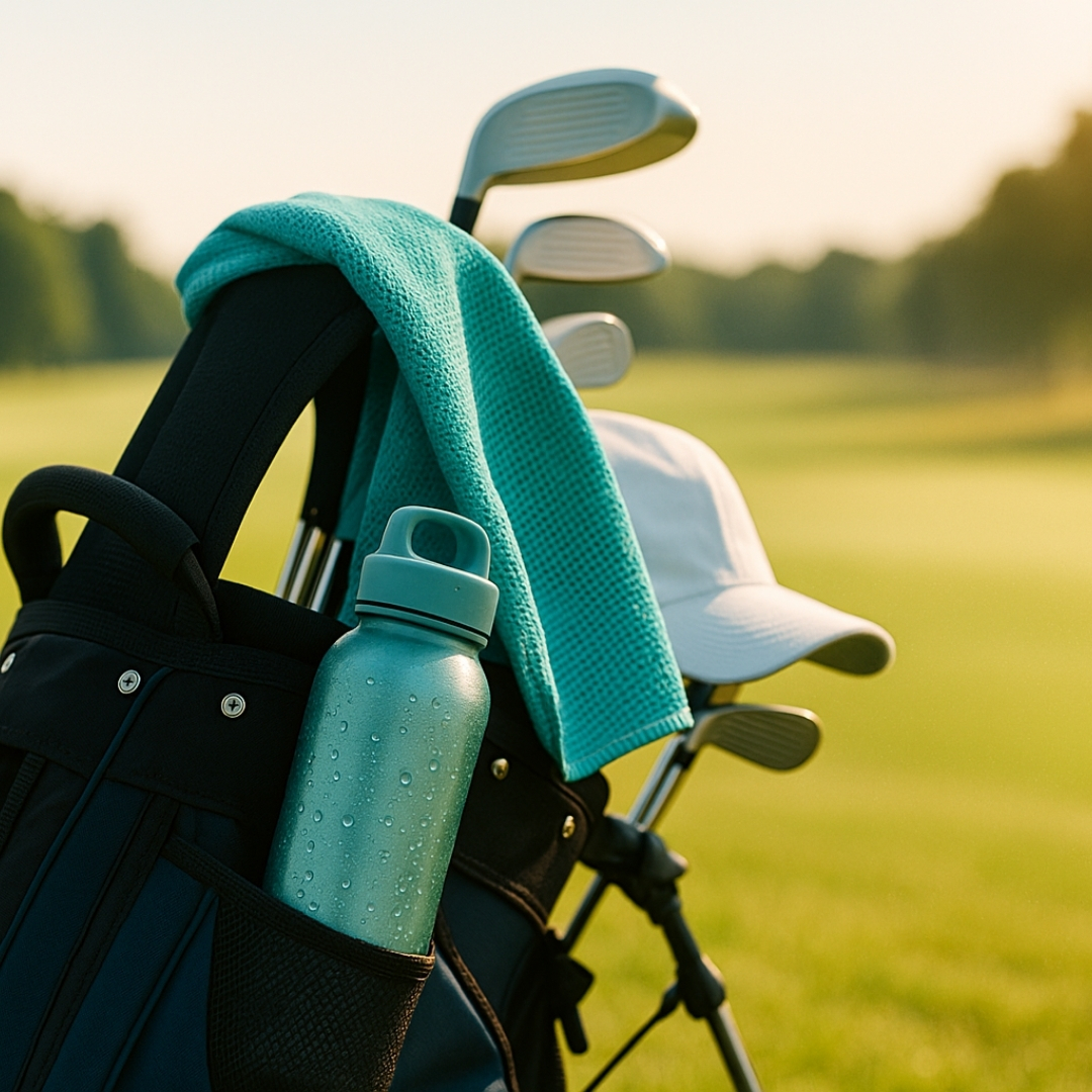 Letní výbava golfisty: co nesmí chybět v bagu v horkých dnec