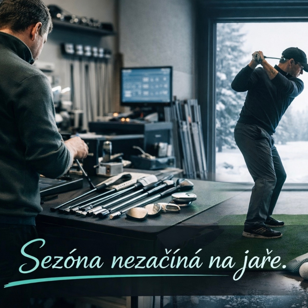 Leden a golf: Jak se připravit na sezónu, když je sníh? (Fitting, servis holí, trénink)