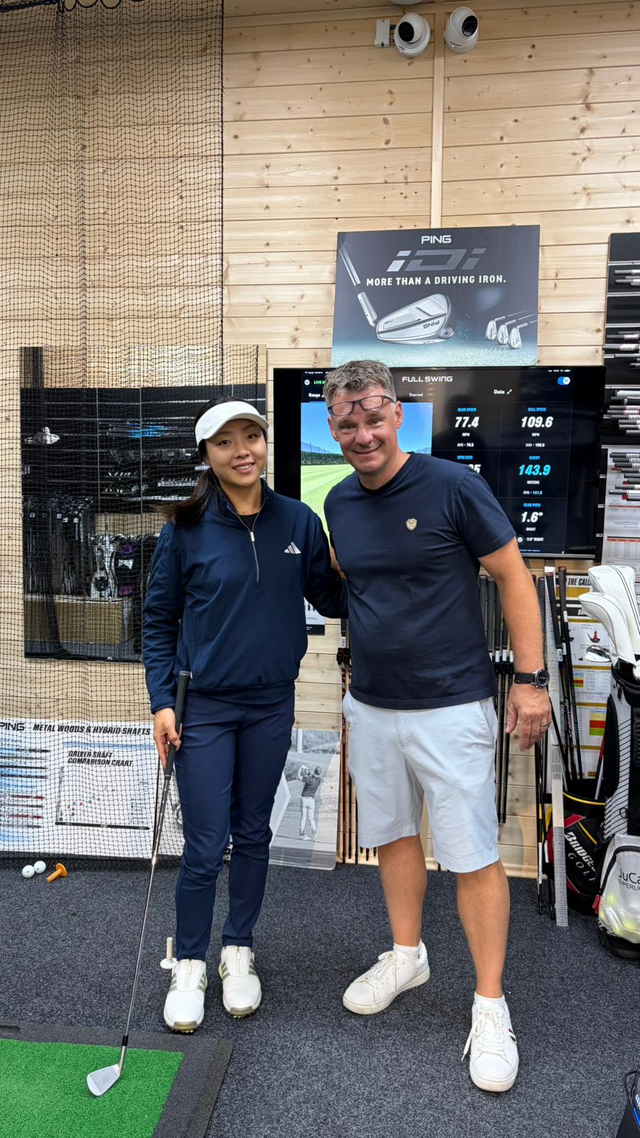 Fitting v prodejně Golfshop4you v Praze Hostivaři