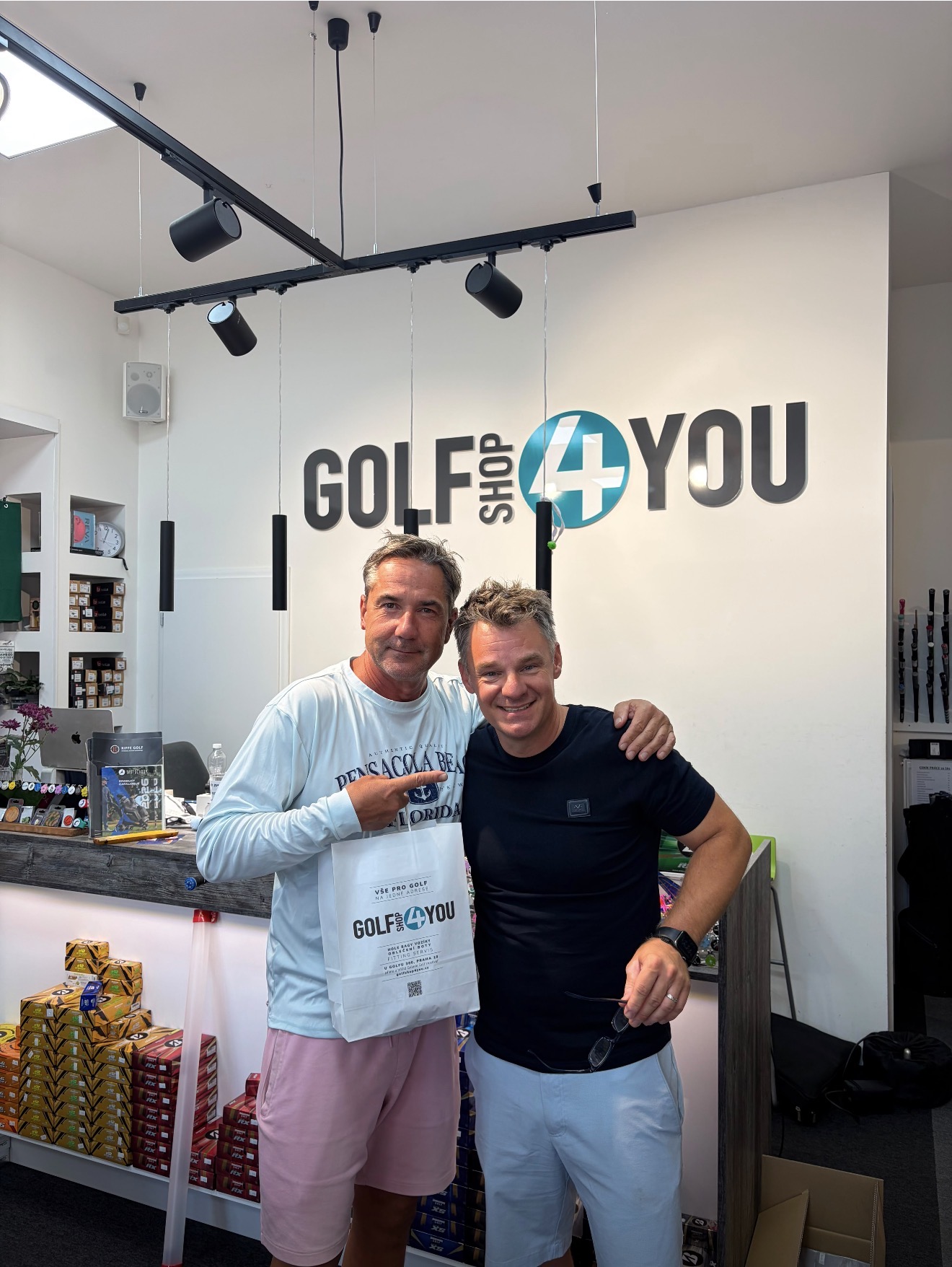 Martin Trnavský – návštěva Golfshop4you