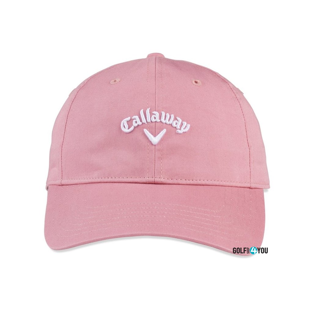 callaway cap ladies heritage twill pale pink white p14788 33728 image
