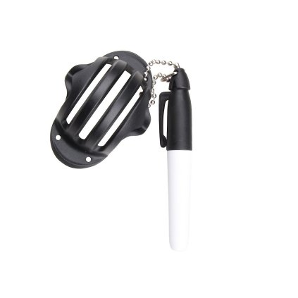 Marker šablona s fixem, Černá