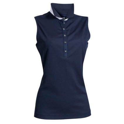 BACKTEE Ladies Quick Dry Perf. Polotop, Navy