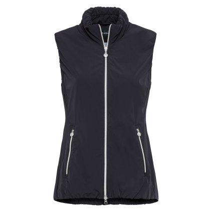 GOLFINO Dámská Golfová Vesta The Brigitte Micro Stretch Waistcoat, Černá