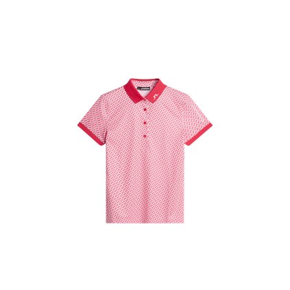 J.Lindeberg Tour Tech Print Dámské Golfové Polo Tričko