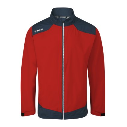 P03757 AQUADRIVE JACKET CLASSIC RED OXFORD BLUE FRONT