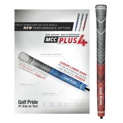Golf Pride MCC +4 Grip  - Red - Standard