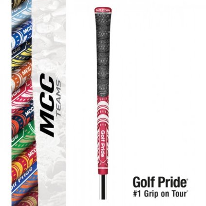 Golf Pride MCC Teams Grip -  Dark red / White - Standard
