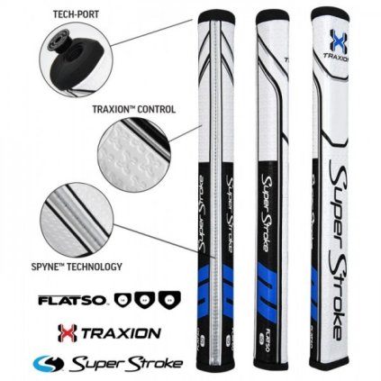 SuperStroke Traxion Flatso 1.0 Black/Blue/White