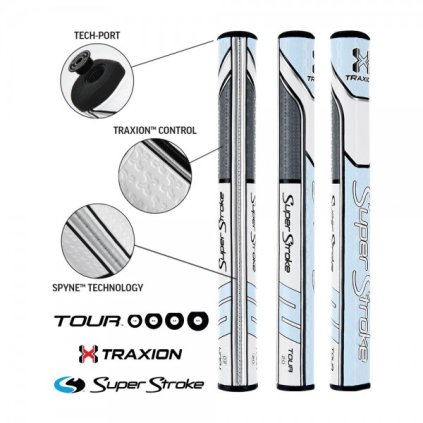 SuperStroke Traxion Tour 2.0 Tiffany/Grey/White
