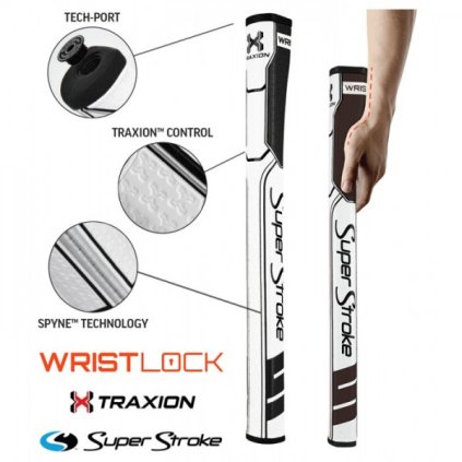 SuperStroke Traxion WristLock - Black/White