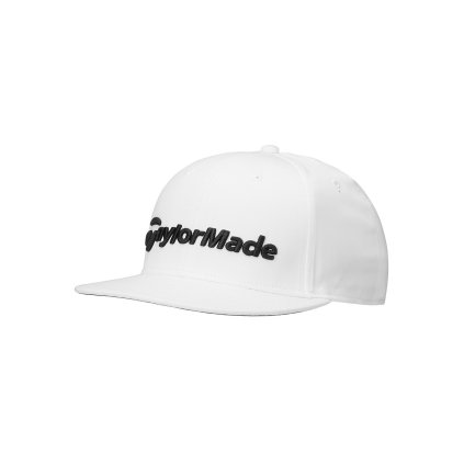 TaylorMade Pánská Kšiltovka Carlsbad Flatbill Snapback, Bílá